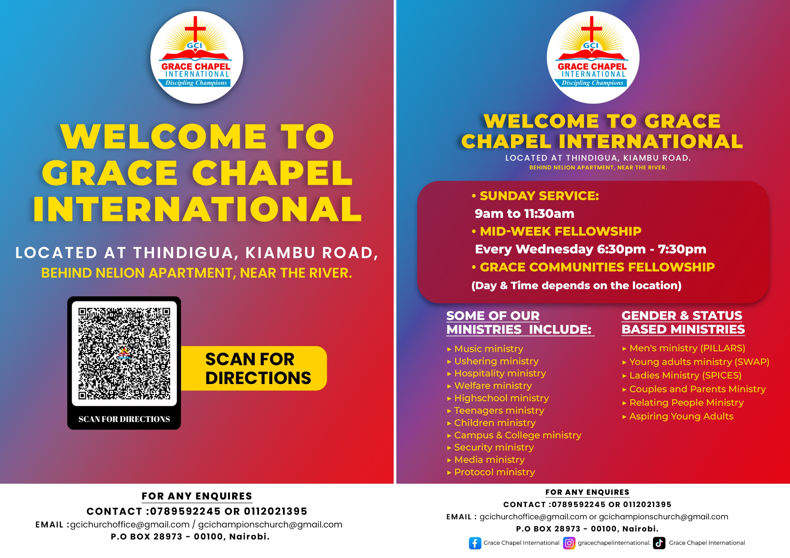 Grace Chapel International Worship Service in Kiambu